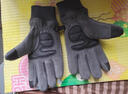 保暖手套男搖粒絨冬季加絨加厚戶(hù)外騎行運動(dòng)觸屏手套女士棉手套 雙搖粒女款粉色 曬單實(shí)拍圖