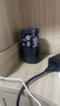 得力（deli）電動(dòng)削筆機 雙電源卷筆刀削筆器自動(dòng)排斷芯轉筆刀/削筆刀 兒童學(xué)生文具考試生日開(kāi)學(xué)禮物黑色 曬單實(shí)拍圖