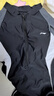 李寧（LI-NING）泳衣女專(zhuān)業(yè)連體五分游泳衣高彈抗氯訓練泳裝7541黑白XXL 曬單實(shí)拍圖