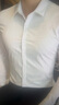 啄木鳥(niǎo)【平紋純色】襯衫男秋商務(wù)免燙寸衫西裝伴郎長(cháng)袖襯衣白色41 曬單實(shí)拍圖