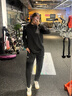 維多利亞旅行者跑步運動(dòng)套裝男女秋冬籃球羽毛球健身服高彈訓練晨跑服速干衣服 曬單實(shí)拍圖