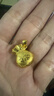 周生生錦鯉鯉魚(yú)福字錢(qián)袋黃金吊墜 生生有禮男女款足金掛墜 73537P計價(jià) 4.35克(含工費100元) 曬單實(shí)拍圖