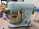 牧人王靜音廚師機全自動(dòng)家用攪拌機臺式和面機多功能肉餡攪拌料理機面包機烘焙電動(dòng)打蛋一體神器 升級款：MK-15青春藍+不銹鋼勾+冰袋 4.3L 曬單實(shí)拍圖