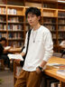IpentaTRSV品牌男士長(cháng)袖t恤男春季重磅上衣純色內搭休閑修身衛衣打底衫 白色 均碼 請選擇尺寸（可咨詢(xún)客服） 曬單實(shí)拍圖