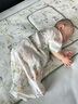 煦凜日本嬰兒睡袋四季通用0-3歲寶寶竹棉紗布新生兒一體式兒童防踢被 花園小兔【竹棉紗布款-前6后4長(cháng)袖】20-26℃ M【根據身高80cm以下】 曬單實(shí)拍圖