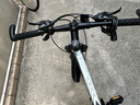 鳳凰自行車(chē)成年人男女變速自行車(chē)青少年單車(chē)越野公路車(chē)學(xué)生山地自行車(chē) 鋼架/全套軸承/建大輪胎/條輪灰 24速26寸【適合155-185cm】 曬單實(shí)拍圖