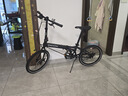 大行（DAHON）折疊自行車(chē)20英寸8速鋁合金D8碟剎版KBA083暴龍款  黑色 曬單實(shí)拍圖