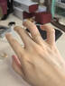 周大福碎冰冰碎金金黃金戒指求婚戒指(工費:220計價(jià))EOF1216生日禮物 11號 足金 約2.00g 曬單實(shí)拍圖