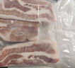 龍大肉食帶皮抽肋五花肉 凈重600g 精品帶肋肉豬五花 烤肉燒烤紅燒肉食材 曬單實(shí)拍圖