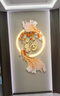 新款錦鯉led燈輕奢入戶(hù)玄關(guān)裝飾畫(huà)大氣走廊掛壁畫(huà)簡(jiǎn)約現代高級感 A款 60*120（推薦）70-90墻寬） 聲控-默認插電，充電寶聯(lián)系客服 曬單實(shí)拍圖