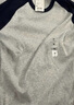 優(yōu)衣庫女裝柔軟羅紋撞色圓領(lǐng)T恤/長(zhǎng)袖插肩袖內(nèi)搭25秋冬新款481438 69 藏青色 M /160/84A 曬單實(shí)拍圖