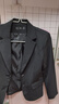 特洛曼黑色西裝套裝女職業(yè)裝正裝面試正裝大學(xué)生工作服西服外套兩件套 曬單實(shí)拍圖