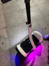 九號（Ninebot）電動(dòng)兒童平衡車(chē)6-12歲代步電動(dòng)車(chē)腿控智能禮物雙輪腿控體感L6白色定制禮盒款 曬單實(shí)拍圖