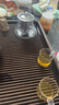 葫仙玻璃泡茶壺耐熱耐高溫加厚玻璃壺辦公家用電陶爐煮茶壺水壺 400ml單壺+4只把手杯 曬單實(shí)拍圖