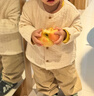 優(yōu)衣庫嬰幼兒寶寶壓線(xiàn)開(kāi)衫/外套上衣25秋冬新款479599 30 淺米色 90 曬單實(shí)拍圖