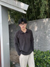 AIGLE艾高男士保暖半拉鏈抓絨衣運動(dòng)上衣戶(hù)外休閑長(cháng)袖 黑色 BP091 M 175/92A 曬單實(shí)拍圖