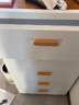 圣多堡床頭柜現代簡(jiǎn)約抽屜式收納柜臥室小型簡(jiǎn)易床邊柜多層塑料儲物柜 珍珠白37面寬三層【高承重PP材質(zhì)】 組裝 曬單實(shí)拍圖