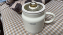 JIEXG養生壺 熱牛奶杯 養生杯 煮茶花茶銀耳靜音 熱牛奶神器燒水壺辦公室燒水杯 熱奶杯 0.8L 【升級容量】多功能燉煮 曬單實(shí)拍圖