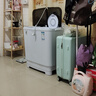 小鴨牌洗衣機半自動(dòng)雙桶雙缸家用大容量小型租房宿舍波輪脫水甩干兩用雙杠省電老式強動(dòng)力易操作以舊換新 12.5公斤【洗7.5+脫5｜強勁電機終身聯(lián)?！?曬單實(shí)拍圖