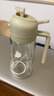 【噴倒兩用】玻璃噴油壺瓶空氣炸鍋廚房家用霧化噴油瓶油罐調料 【耐熱玻璃】白色 470ml 曬單實(shí)拍圖