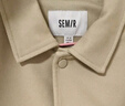 森馬（Semir）外套男裝純色百搭針織夾克秋季上班通勤休閑工裝上衣棉質(zhì)彈力 淺卡其50368 M 曬單實(shí)拍圖