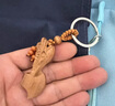 泰山桃木王（taishantaomuwang）桃木鑰匙扣 汽車(chē)掛件葫蘆鑰匙牌飾品隨身木質(zhì)包包掛飾雕掛件 龍頭斧 曬單實(shí)拍圖