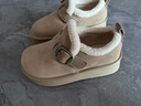 百思圖2025冬季新款勃肯鞋時(shí)髦復古休閑加絨保暖女單鞋N2539DM5【預售】 杏色 36 曬單實(shí)拍圖