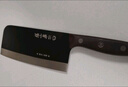 張小泉黑將不銹鋼廚房家用刀具 切菜刀 斬切刀 【京東限定】 曬單實(shí)拍圖