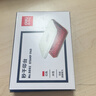 得力（deli）【超級爆款】120*80mm金屬方形大號秒干印臺印泥 辦公用品 紅色9892 曬單實(shí)拍圖