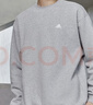 adidas情侶款休閑加絨圓領(lǐng)長(cháng)袖衛衣套頭衫男女阿迪達斯官方輕運動(dòng) 中麻灰 M 曬單實(shí)拍圖