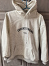 兒童國潮牌美式字母連帽衛衣男女童春秋冬新款寬松小眾上衣中大童 白灰色【加絨】 160 曬單實(shí)拍圖