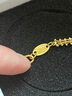 周生生 復古魚(yú)骨足金手鏈 黃金首飾 21001B計價(jià) 17厘米9.75克 曬單實(shí)拍圖