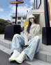 安踏葉子6女鞋2025秋冬新款休閑跑步鞋青少年輕便初中學(xué)生運動(dòng)鞋女 【葉子6】淺曦綠（透氣網(wǎng)面-仙女必備） 37.5 【官方正品-現貨速發(fā)】 曬單實(shí)拍圖