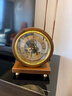AILUKI日本簡(jiǎn)約實(shí)木家用座鐘臺式客廳機械透視坐鐘桌面時(shí)尚鐘臺面床頭表 羅馬數字 曬單實(shí)拍圖