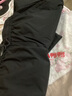 鴨鴨（YAYA）男士羽絨褲直筒加厚松緊腰彈力保暖中青年冬季新款防寒休閑褲子 黑色 XL 180(建議130-150斤) 曬單實(shí)拍圖