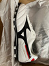美津濃（MIZUNO）小李子美津濃莫雷拉Morelia 2高端AG短釘袋鼠皮訓練足球鞋成人男 白黑紅P1GA250509 42 (270JP) 曬單實(shí)拍圖