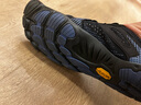 Vibram新款公路跑步五指鞋男戶(hù)外晨跑健身運動(dòng)鞋透氣耐磨跑步鞋 V-RUN 黑色/藍色 41 曬單實(shí)拍圖