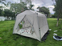 牧高笛（MOBIGARDEN）假日山居5.9帳篷 戶(hù)外露營(yíng)自動(dòng)速開(kāi)黑膠帳篷 NX23661011 晨霧白 曬單實(shí)拍圖