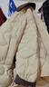 森馬（Semir）羽絨服女中長款輕薄肌理寬松2025撞色燈芯絨翻領(lǐng)冬裝109725113027 曬單實(shí)拍圖