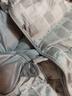 英氏【商場(chǎng)同款】嬰兒衣服秋冬白鴨絨連帽羽絨服男童連體衣024新款 淺紋格子【85%白鴨絨】 110 cm-充絨量42g 曬單實(shí)拍圖