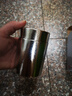 京東京造 茶葉罐 密封罐普洱茶便攜旅行存茶儲裝茶大口徑【純鈦】280ml 曬單實(shí)拍圖