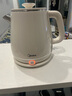 美的（Midea）電熱水壺 316L母嬰級不銹鋼電水壺 1.8L家用大容量燒水壺一鍵恒溫55℃ 雙層防燙開(kāi)水壺 1.8L 【復古系列】SH60-Q 曬單實(shí)拍圖