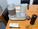 七次方7意式咖啡機 奶咖一體 家用迷你半咖啡機自動(dòng)打奶泡一體機 小巧便攜 旅行雙壓慢萃意式摩卡壺CM152 典雅白 曬單實(shí)拍圖