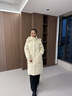 BOSIDENG25新款羽絨服女中長(cháng)款90絨連帽時(shí)尚休閑厚冬季保暖外套B250245252 珠光米7F87 M 165/88A 體重約110-120斤 曬單實(shí)拍圖