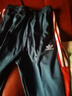 阿迪達斯（adidas）三葉草男女長(cháng)褲運動(dòng)刺繡休閑寬松百搭褲收口束腳情侶薄款運動(dòng)褲 藍色 XL 建議175-180cm 曬單實(shí)拍圖