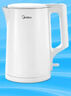 美的（Midea）電水壺熱水壺 大容量家用燒水壺 雙層防燙 304不銹鋼無(wú)縫內膽 大功率快速燒水沸騰 1.5L 【一鍵開(kāi)蓋I無(wú)縫內膽】 曬單實(shí)拍圖
