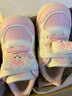 泰蘭尼斯面包鞋女寶寶學(xué)步鞋冬季新款加絨童鞋防滑女童機能鞋白/粉25碼 曬單實(shí)拍圖