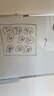 齊富60*90cm白板寫(xiě)字板商用磁吸板小白板墻貼黑板辦公用記事板看板小黑板兒童家用教學(xué)水筆可擦寫(xiě)畫(huà)板 曬單實(shí)拍圖