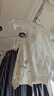 貝瑞加（Babyprints）新生兒連體衣2件裝嬰兒純棉衣服四季護(hù)肚爬服初生寶寶內(nèi)衣 熊象52 曬單實拍圖