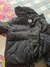 AIGLE艾高羽絨服WR防潑水連帽保暖鎖溫白鵝絨男士 黑色 BC962 L 曬單實(shí)拍圖